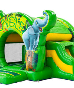 Bouncedome met Slide Jungle Springkussen