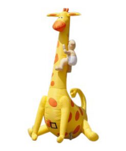 Geboorte Giraf met baby