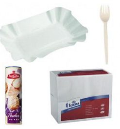 Poffertjes toebehoren voor 50 porties